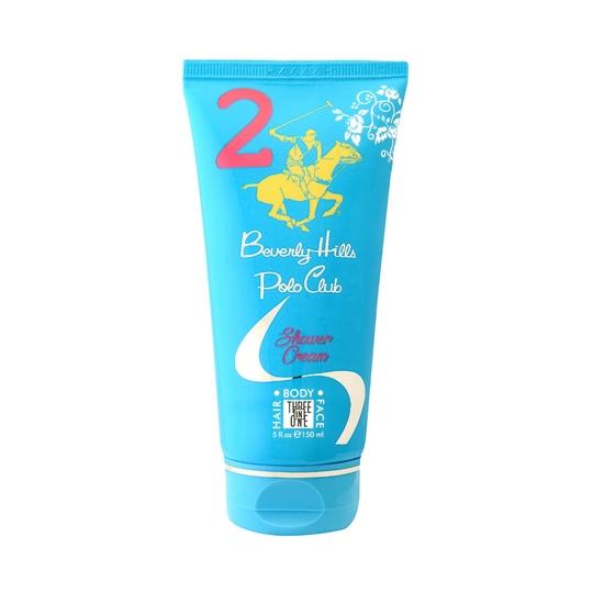 BEVERLY HILLS POLO CLUB Sports No.2 - 3 In 1 Shower Cream for Women (150ml)