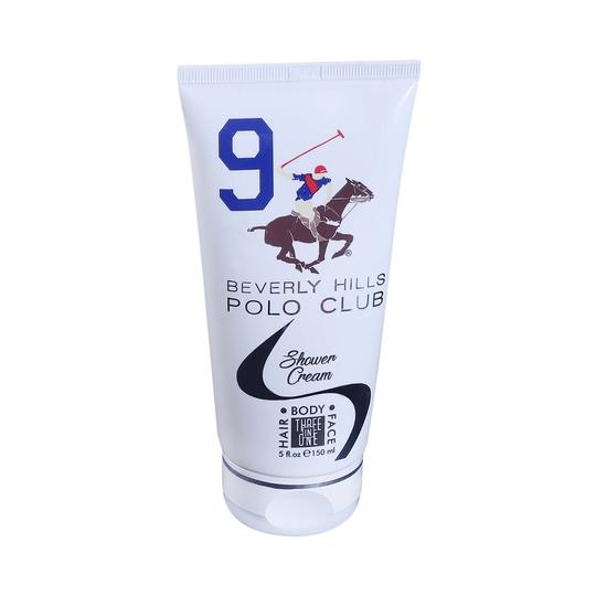 BEVERLY HILLS POLO CLUB Sports No.9 - 3 In 1 Shower Cream for Men (150ml)