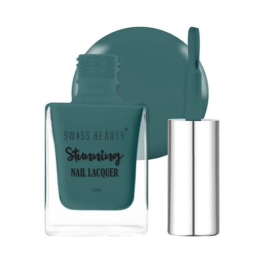 Swiss Beauty Stunning Nail Lacquer - Deep Sea Blue (10 ml)