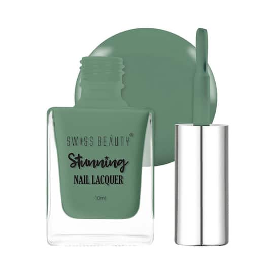 Swiss Beauty Stunning Nail Lacquer - Crocodile Green (10 ml)