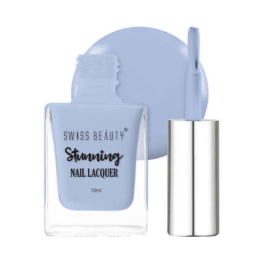 Swiss Beauty Stunning Nail Lacquer - Powder Sky (10 ml)