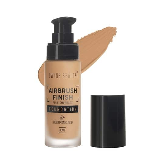 Swiss Beauty Airbrush Finish Lightweight Foundation - Nude Beige (30 ml)