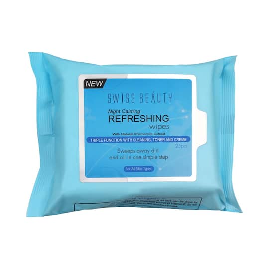 Swiss Beauty Wet Natural Chamomile Face Cleansing Wipes (25 g)