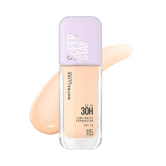 Maybelline New York Super Stay Lumi-Matte Liquid Foundation 30H Longwear - 115 (35 ml)