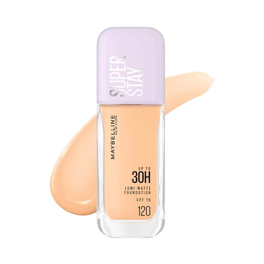 Maybelline New York Super Stay Lumi-Matte Liquid Foundation 30H Longwear - 120 (35 ml)