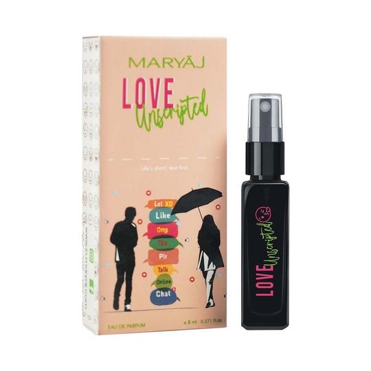 Maryaj Love Unscripted Gift for Him & Her Eau De Parfum for Unisex (8 ml)