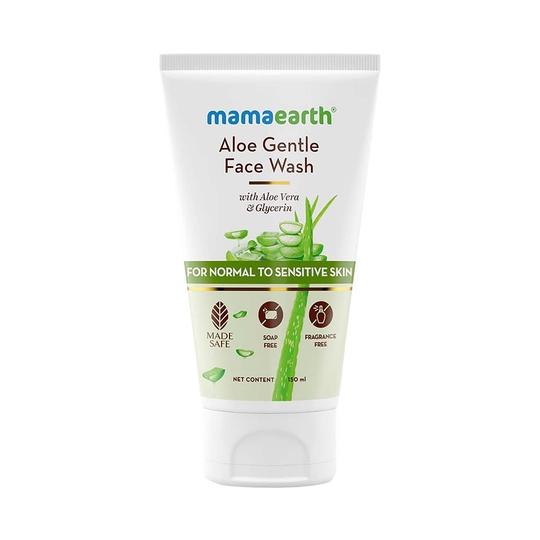 Mamaearth Aloe Vera & Glycerin Gentle Face Wash (150 ml)