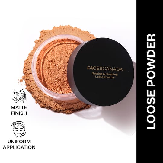 Faces Canada Setting and Finishing Loose Powder, Sheer Coverage & Naturally Radiant Finish (10 g)