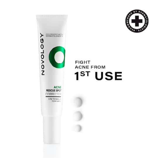 Novology Acne Spot Corrector Fights Active Acne, Whiteheads, Pimples For Acne Prone Skin (30 g)