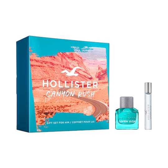 Hollister Canyon Rush Eau De Toilette for Him Gift Set (2 Pcs)