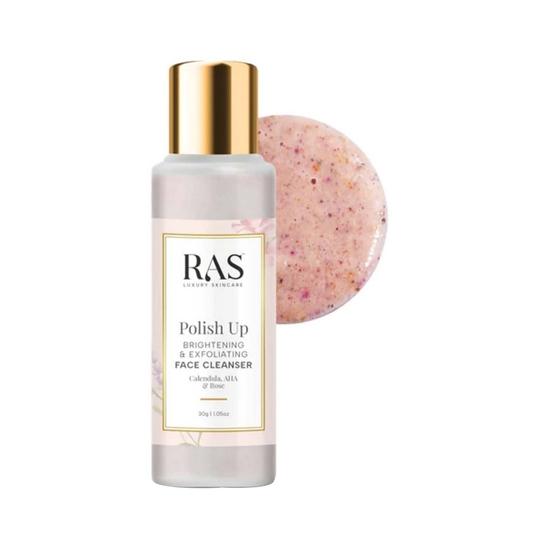 Ras Luxury Skincare Polish Up Brightening and Exfoliating Face Wash Cleanser (30 g)