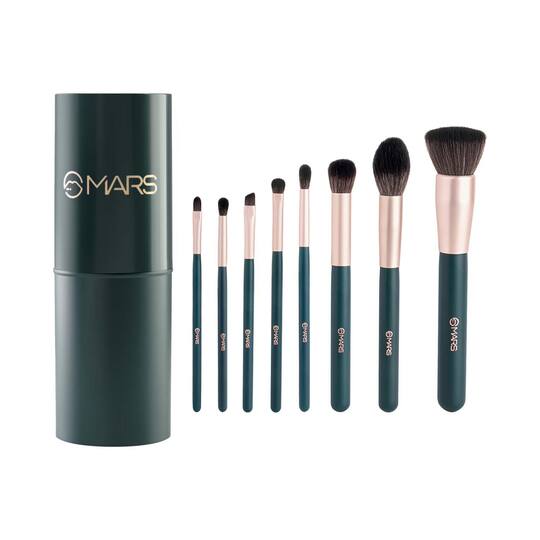 MARS Tools Of Titans Makeup Brush With Holder Set - (9 Pcs)