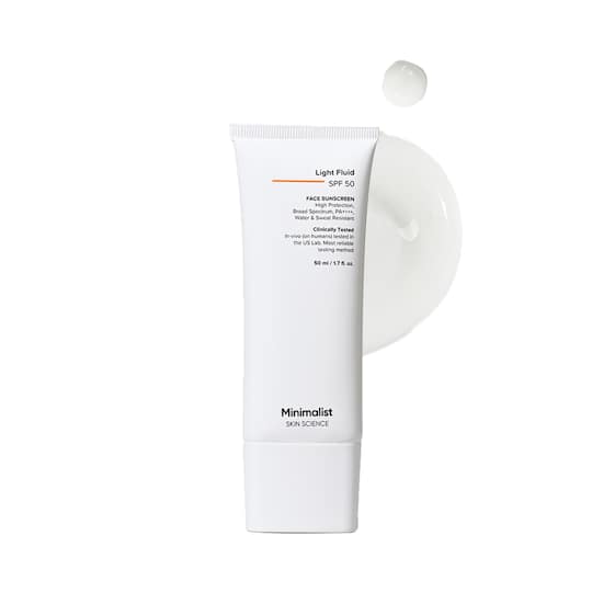 Minimalist Light Fluid SPF 50 Face Sunscreen (50 ml)