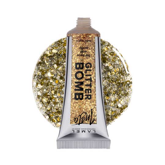 Lamel INSTA Glitter Bomb Highlighter - 402 Gold (20 ml)