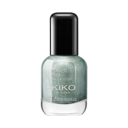 KIKO Milano Power Pro Nail Lacquer - 29 Silver Green (11 ml)