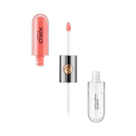 KIKO Milano Unlimited Double Touch Liquid Lip Color - 113 Satin Coral (6 ml)
