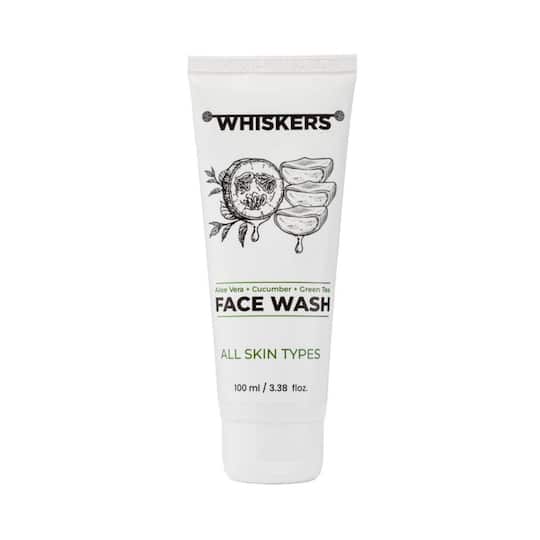 WHISKERS Aloe Vera Face Wash For Men (100 ml)