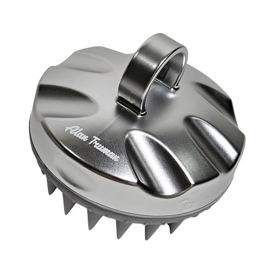 Alan Truman Scalp Sos Scalp Massage & Shampoo Brush - Metallic Silver