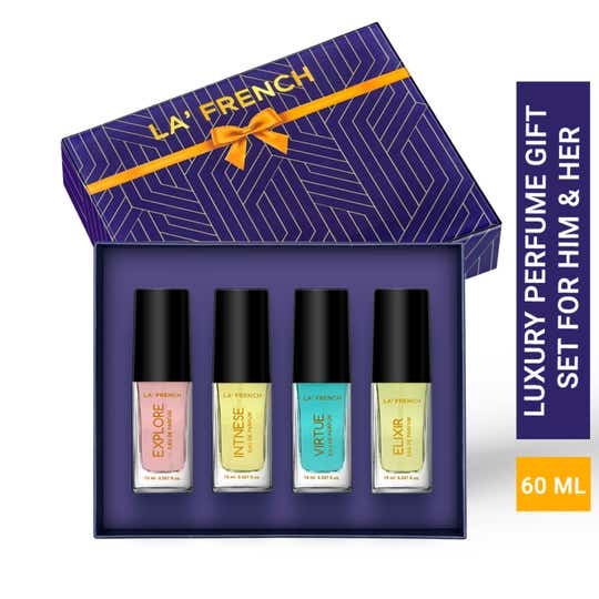 LA' French Perfume Gift Set (4 pcs)