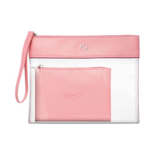 KIKO Milano Transparent Beauty Case - 003 Pink