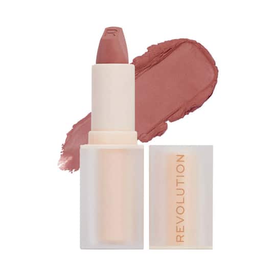Makeup Revolution Lip Allure Soft Satin Lipstick - Brunch Pink Nude (3.2 g)