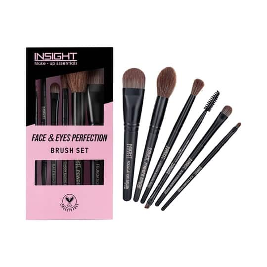 Insight Cosmetics Face & Eyes Perfection Brush Set - (6 pcs)