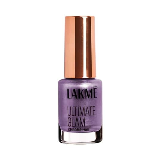 Lakme Ultimate Glam Chrome Nail Polish - Magenta (6 ml)