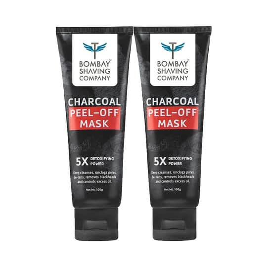 Bombay Shaving Company Activated Charcoal Peel Off Mask Set (2 pcs)