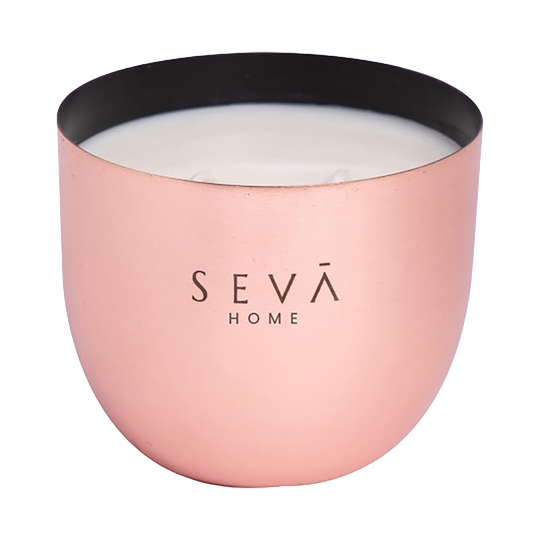 Seva Home Heirloom Classic Berries Rose Gold Candle