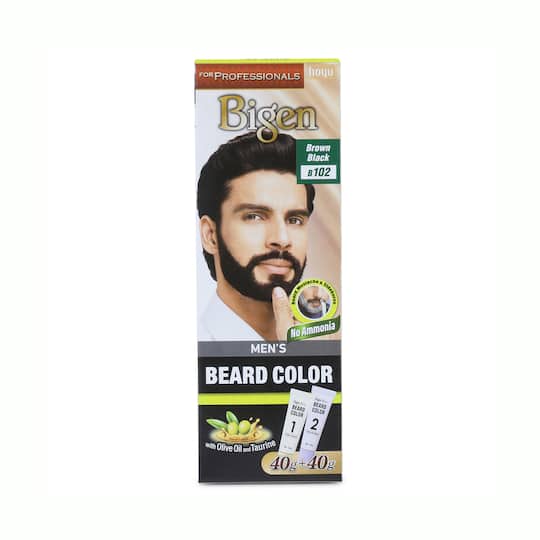 Bigen Men’s Beard Color - B102 Brown Black (40g + 40g)