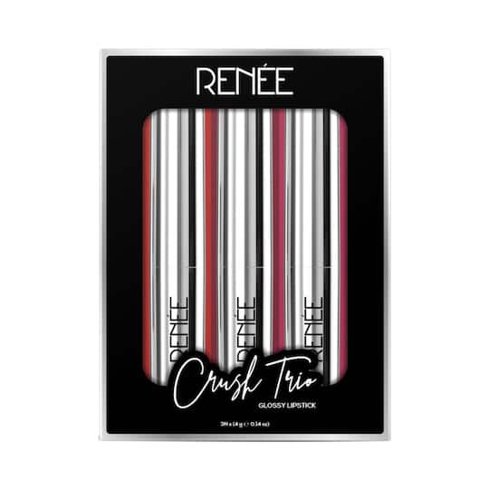 Renee Cosmetics Crush Trio Glossy Lipsticks Set - (3 pcs)