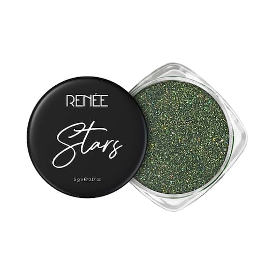 Renee Cosmetics Stars Face & Body Glitter - Green (5 g)