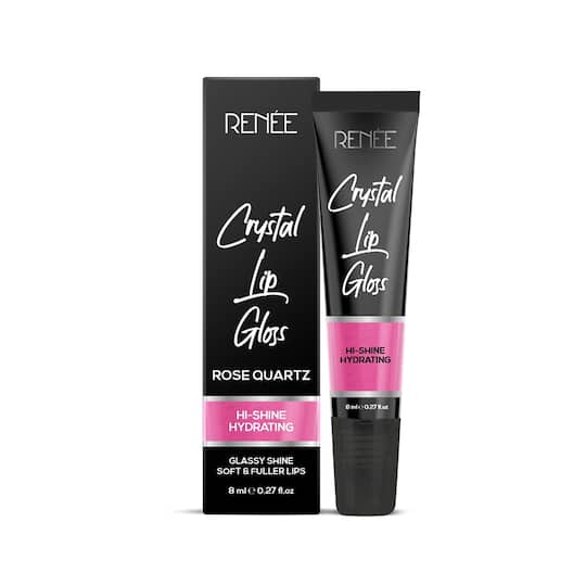RENEE Crystal Lip Gloss - 02 Rose Quartz (8 ml)