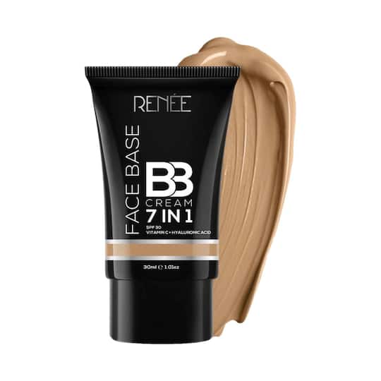 Renee Cosmetics Face Base 7 in 1 BB Cream with SPF 30 - B07 Hazelnut 30Ml