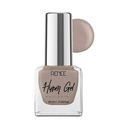 Renee Cosmetics Hyper Gel Nail Paint - Hazy Grey (10 ml)