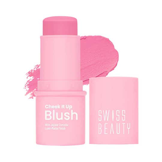 Swiss Beauty Cheek It Up Blush - High On Pink (8 g)