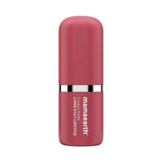 Mamaearth Creamy Matte Long Stay Lipstick - Pink Rose (4.2 g)