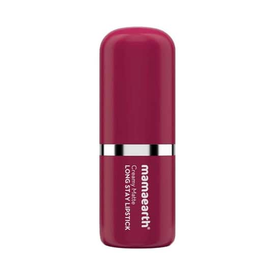 Mamaearth Creamy Matte Long Stay Lipstick - Cranberry Crush (4.2 g)