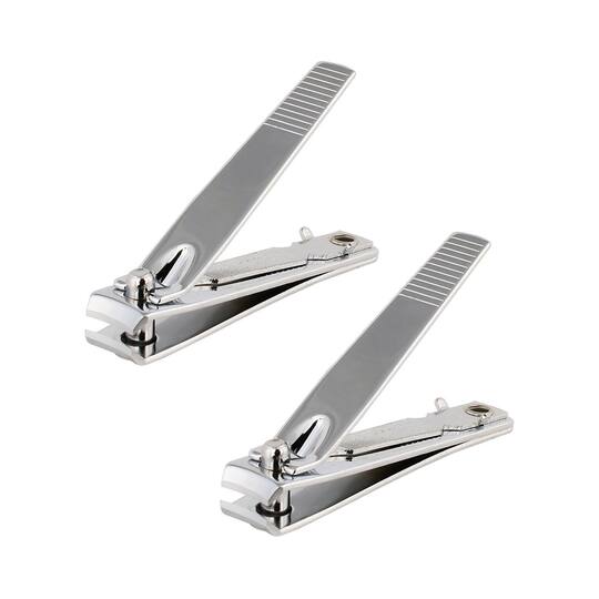 Vega Small Nail Clipper Silver Pack of 2 (VC2SNC-01) (22 g)