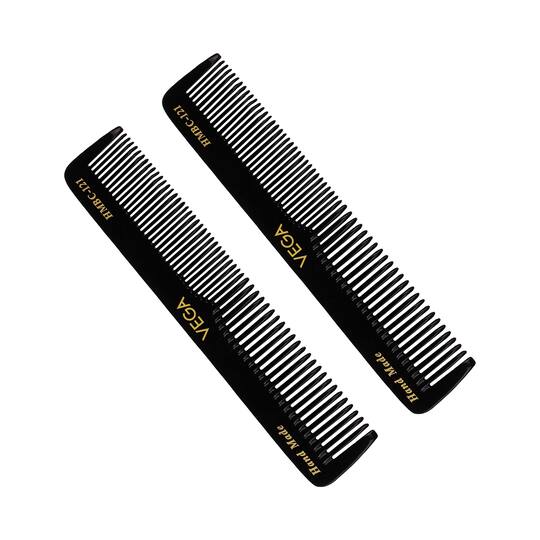 Vega Graduated Dressing Hair Comb for Men and Women Pack of 2 (VC2HMBC-121) (25 g)