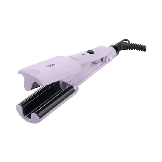 Vega Go Mini Hair Waver With PTC Ceramic Coated Plates For Women, Purple (VHWR-02)