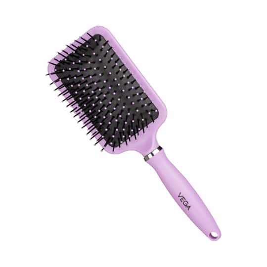 Vega Paddle Hair Brush for Men and Women Reduces Snags Detangle and Tangles (E32-PB) (103 g)