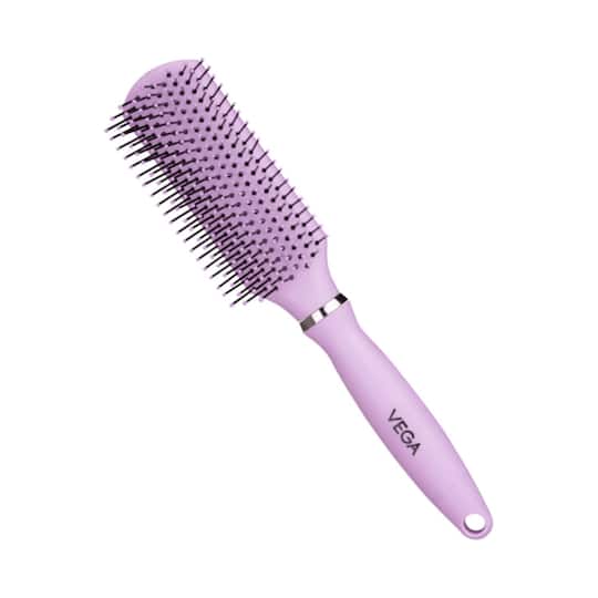 Buy Vega Flat Hair Brush for Men and Women Reduces Snags Detangle Add Volume to Hair E32FB 59 g Vega Tira Shop Makeup Skin Hair Beauty Products Online