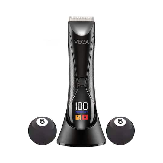 Vega Cleanball Body Trimmer for Men Multi Purpose Trimmer Waterproof 90 Min Runtime (VHTH-33)(549 g)