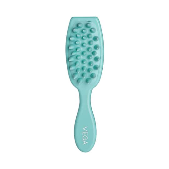 Vega Hair Scalp Massager Shampoo Brush with Silicone Bristles for Men and Women (SSB-02)