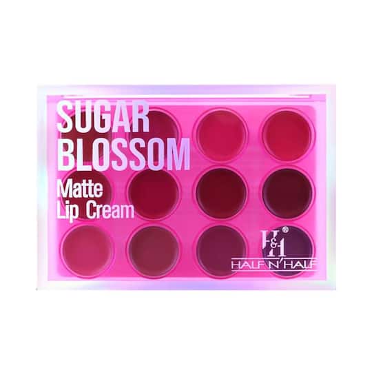 Half N Half Matte Lip Cream Palette - Sugar Blossom (12 g)