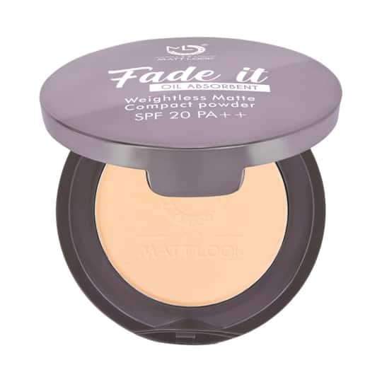 Matt Look Fade It Oil Absorbent Matte Compact Powder With SPF 30 PA++ - Warm Nude (20 g)