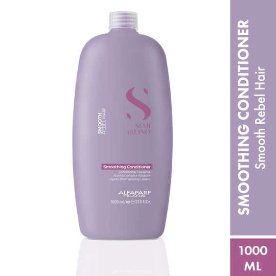 Alfaparf Milano Semi Di Lino Smoothing Low Conditioner - Dry, Frizzy Hair, Smooth Hair (1000 ml)