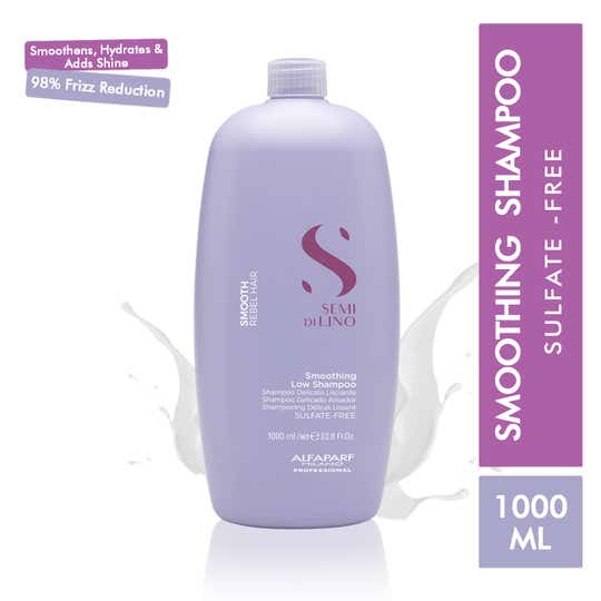 Alfaparf Milano Smoothing Shampoo For Dry & Frizzy Hair, Adds Smoothness, Sulfate Free (1000 ml)