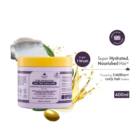 Nature Spell Curl Enhancing Hair Mask - Sulphate Free (400 ml)